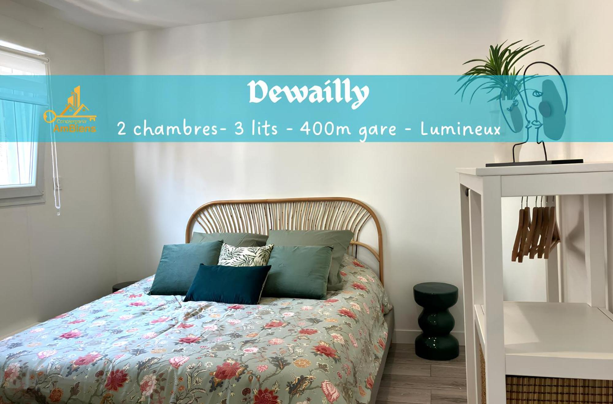 Dewailly, 2 Chambres, 3 Lits, Elegant, 700M Centre Ville Αμιάν Εξωτερικό φωτογραφία